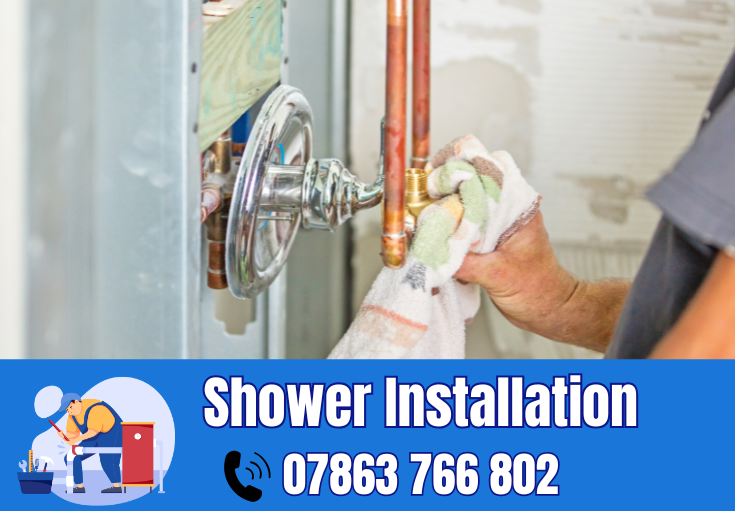 shower installation Thatto Heath